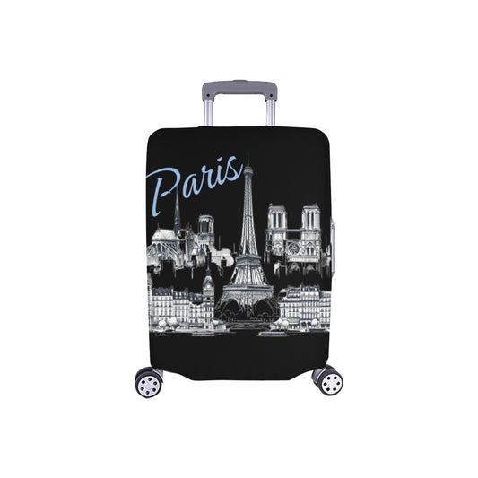 Iconic Paris Luggage Cover