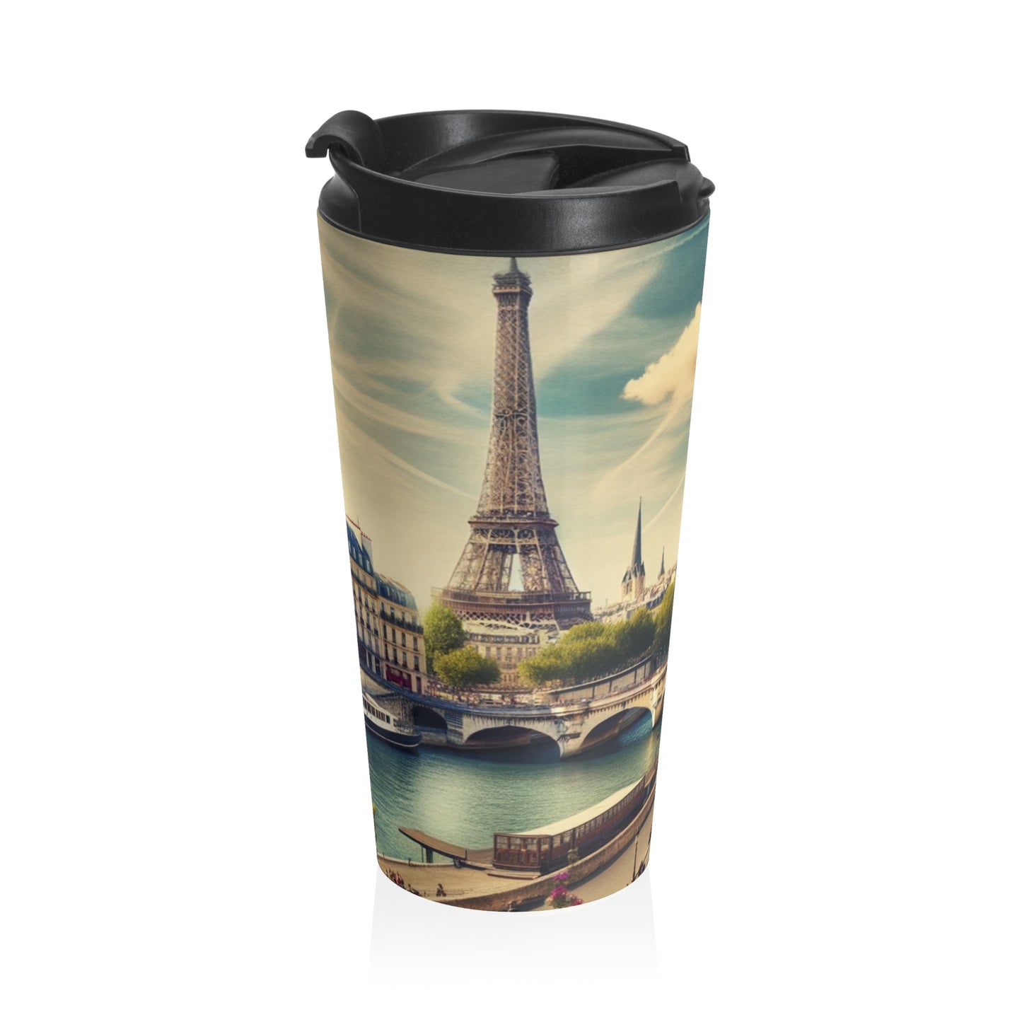Parisian Bliss Stainless Steel Travel Mug
