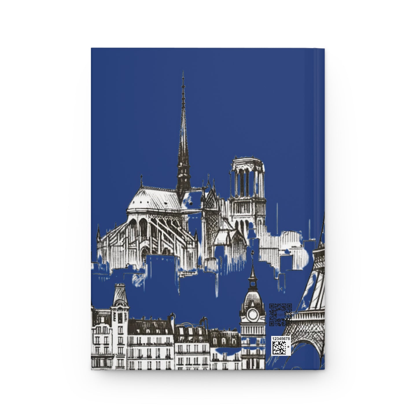 Paris (blue) Hardcover Journal