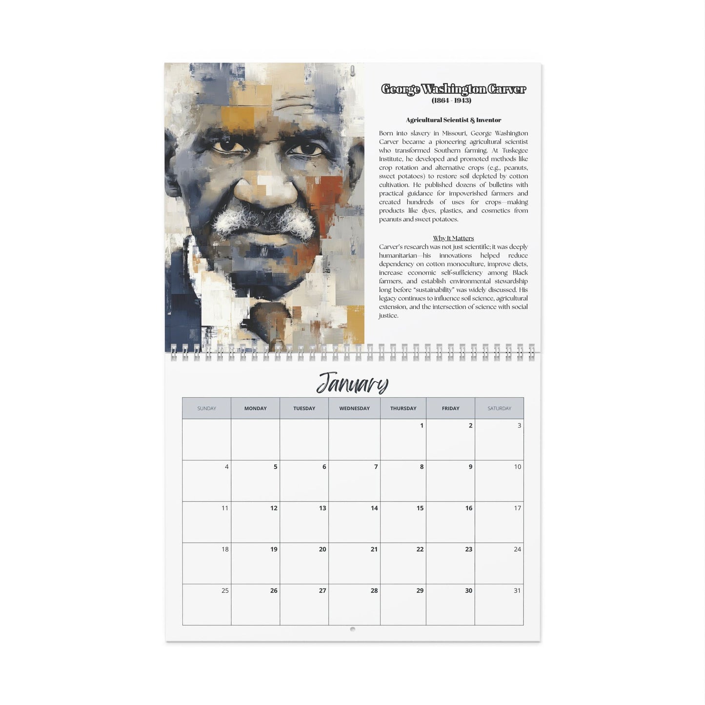 2026 Our Legacy, Our Story v1: Science, Medicine & Inventions (Wall Calendar)