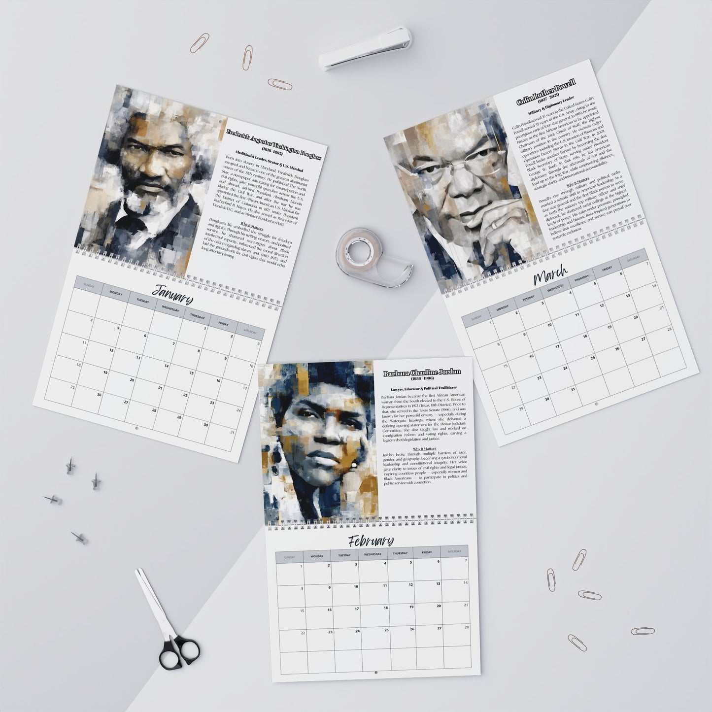 2026 Our Legacy, Our Story v2: Education, Politics & Leadership (Wall Calendar)