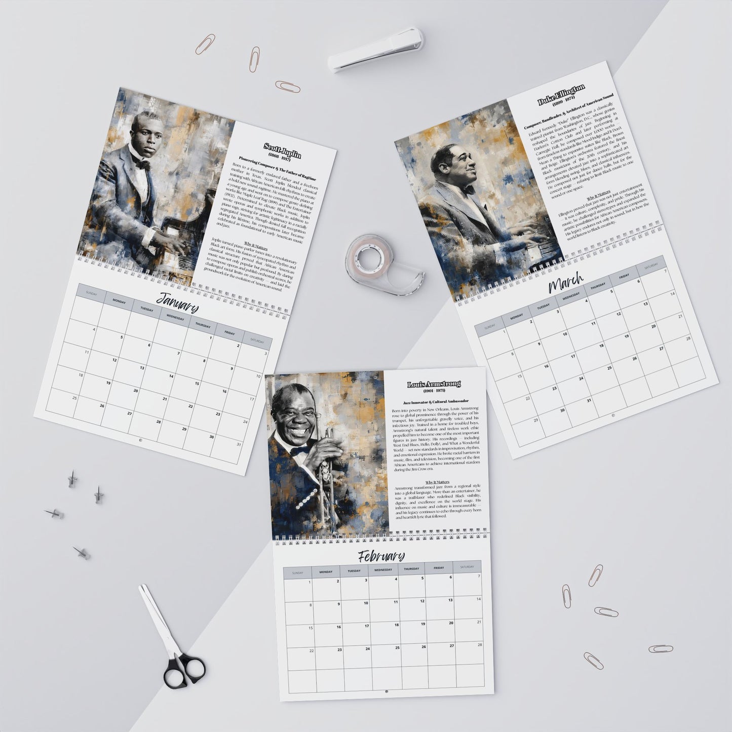 2026 Our Legacy, Our Story v3: The Evolution of Rhythm & Resistance (Wall Calendar)