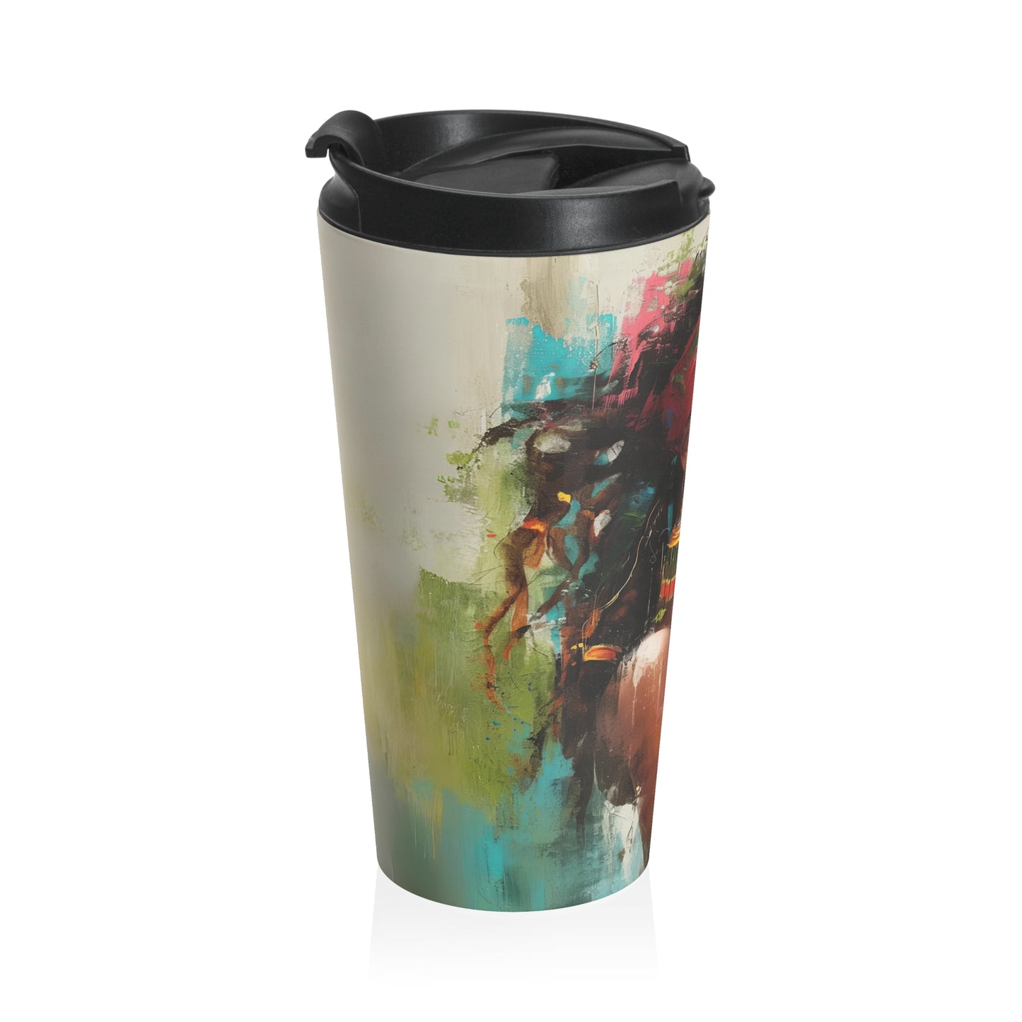 Serene Beauty Stainless Steel Travel Mug