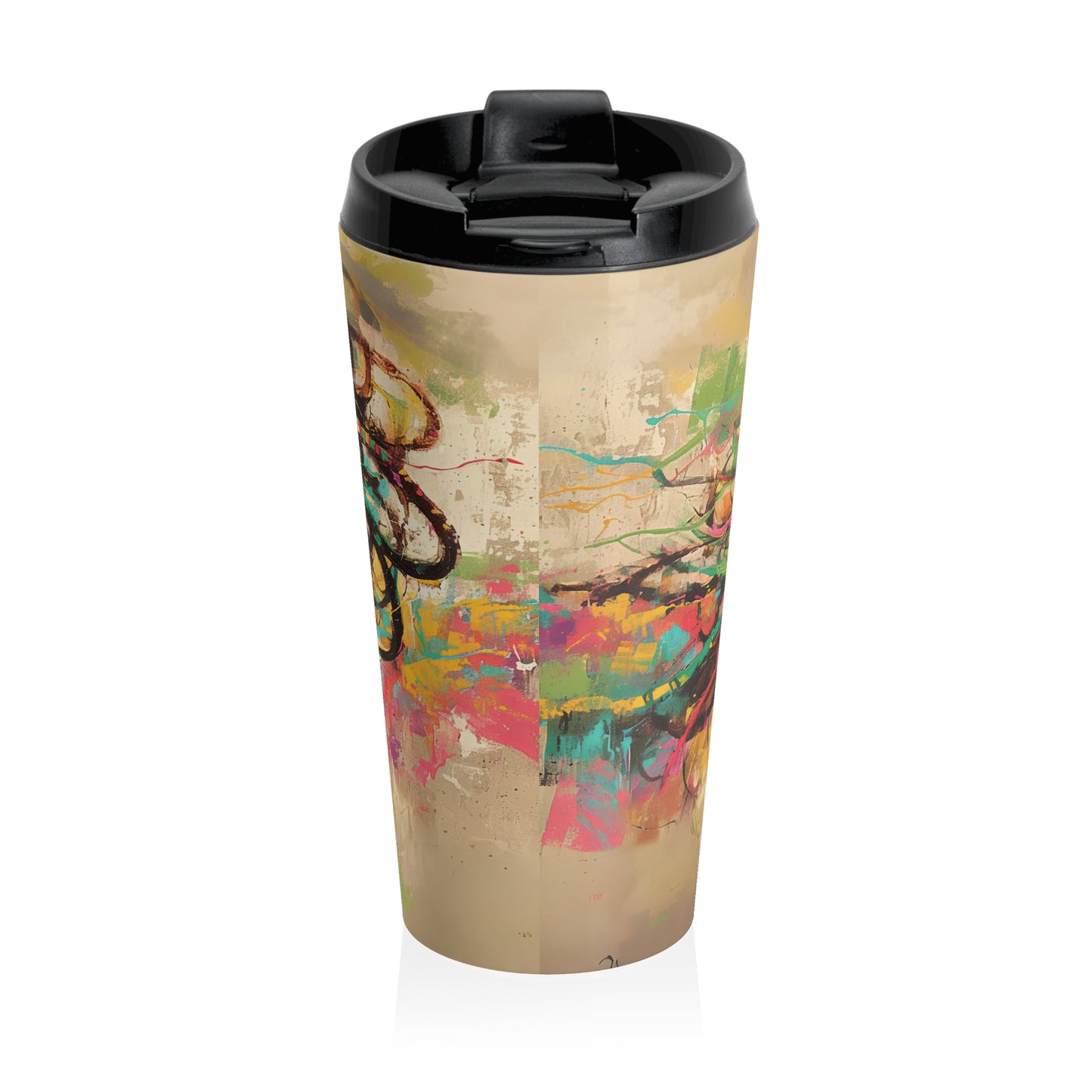 Radiant Beauty Stainless Steel Travel Mug