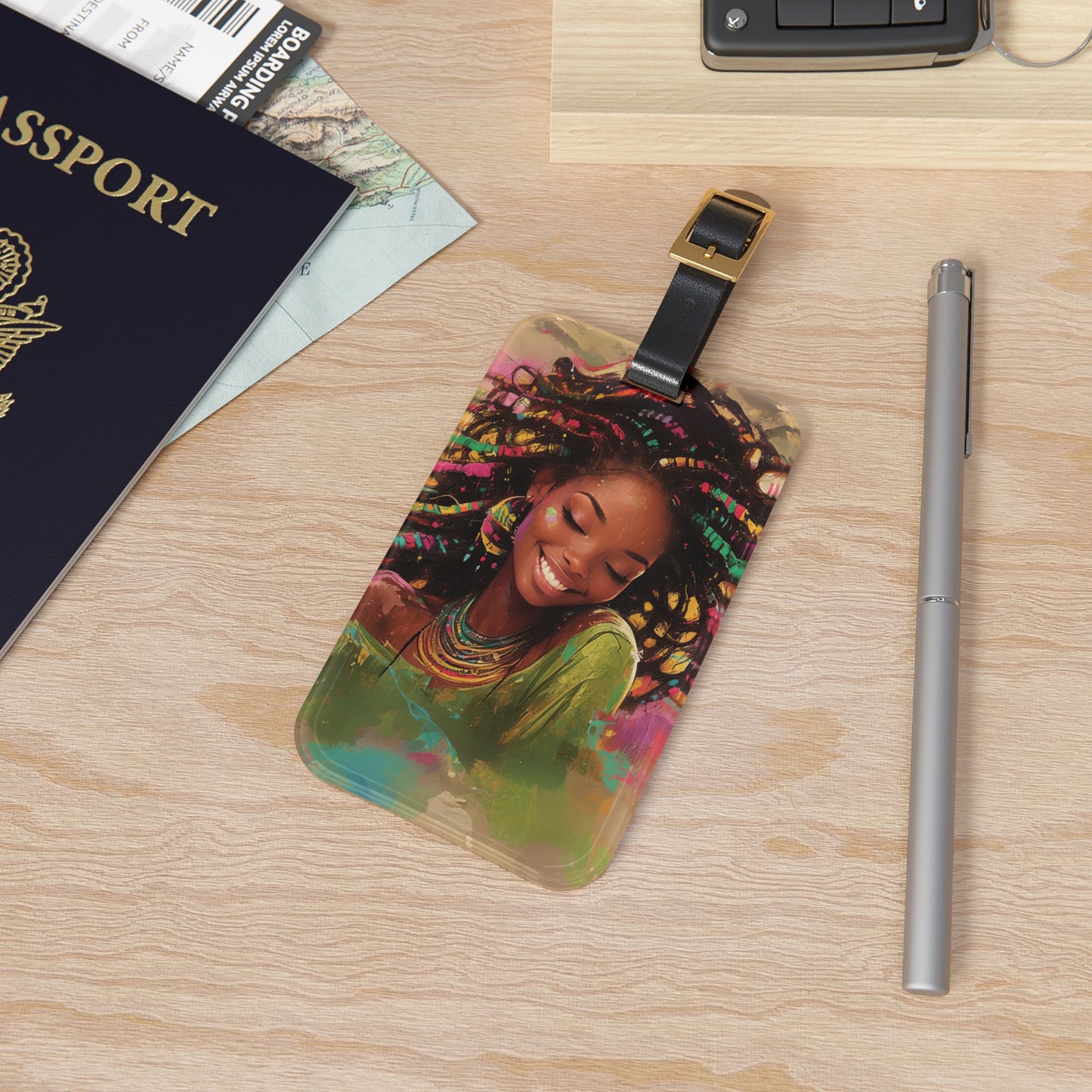 Radiant Beauty Luggage Tag