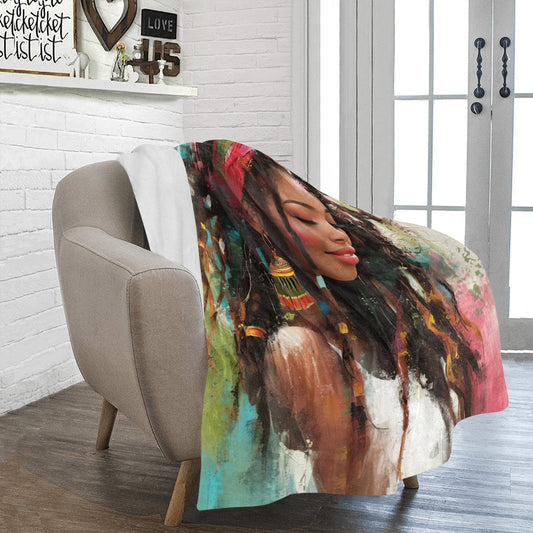 Serene Beauty Ultra-Soft Micro Fleece Blanket 50"x60"