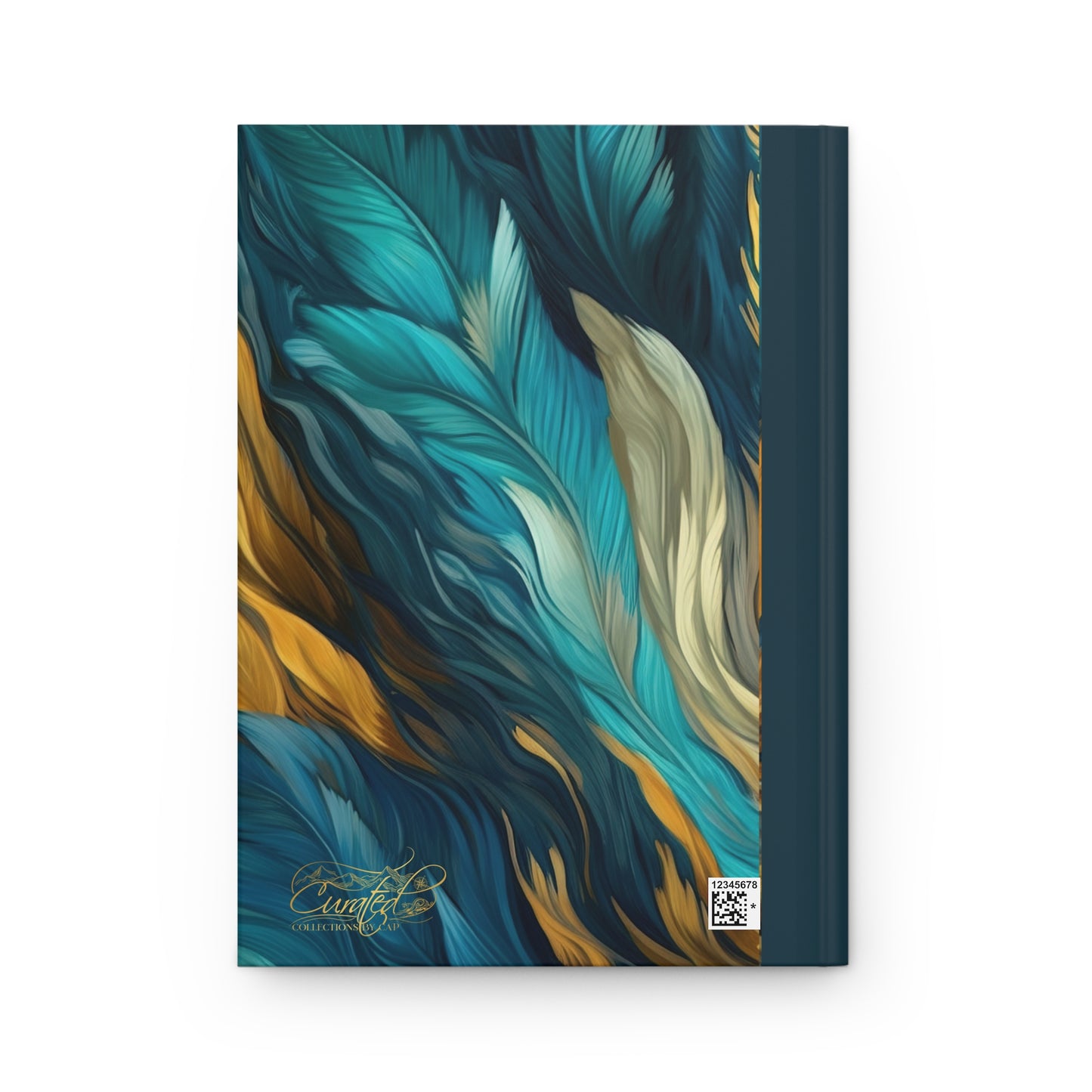 Feather Light Hardcover Journal (Teal Accent)