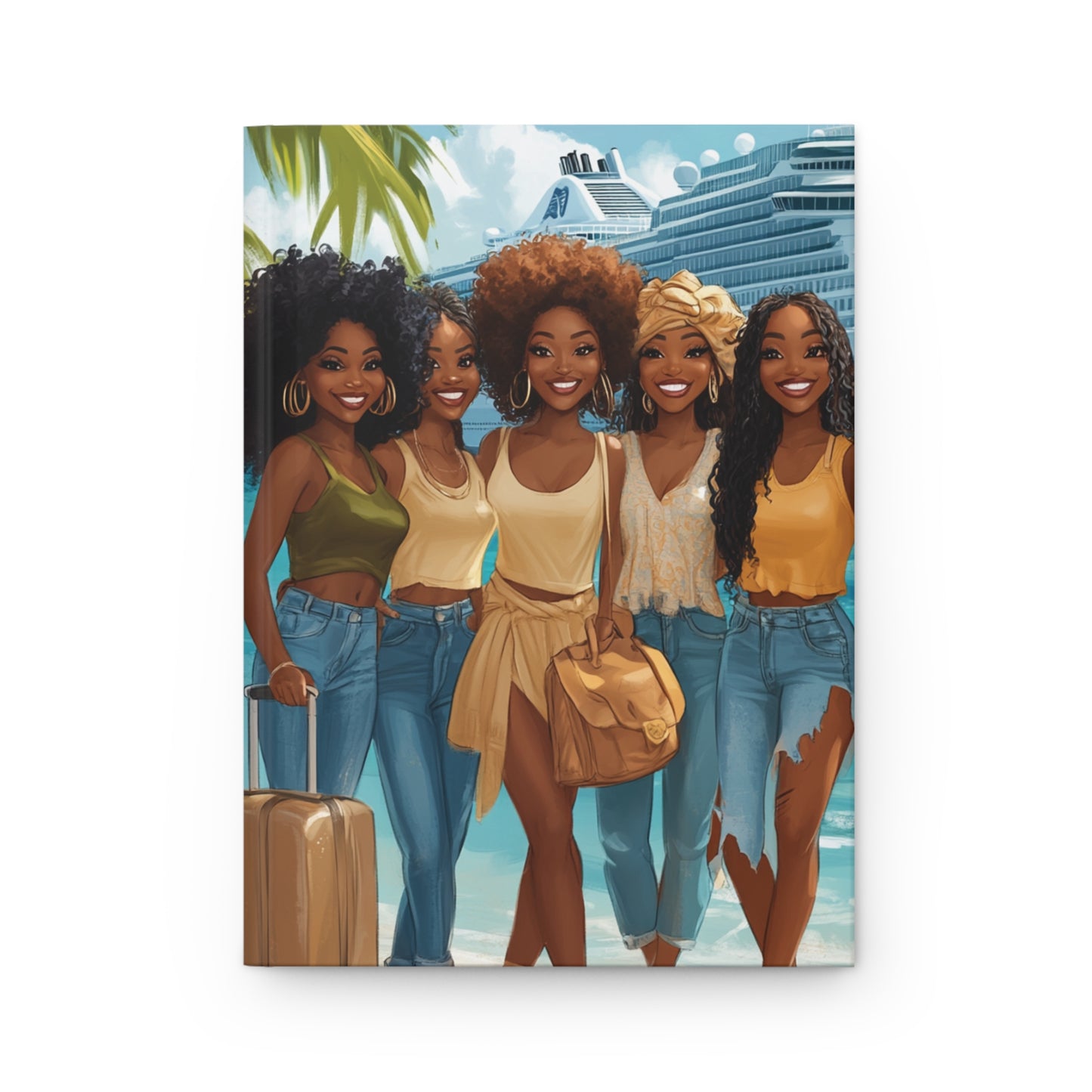 WhereToNext-GirlsTrip Hardcover Journal