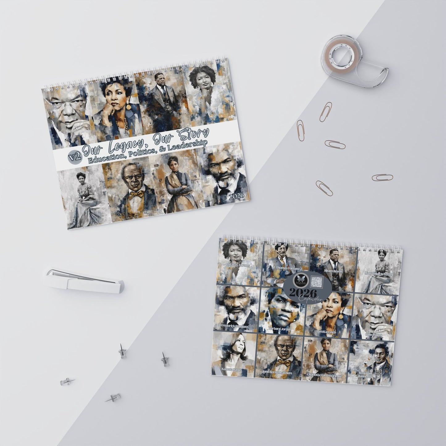 2026 Our Legacy, Our Story v2: Education, Politics & Leadership (Wall Calendar)