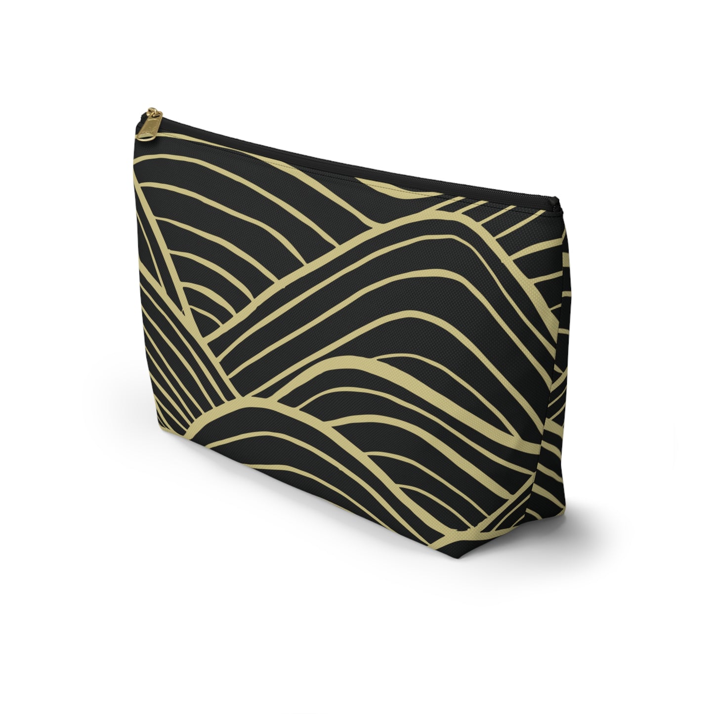 Gold Waves Accessory Pouch