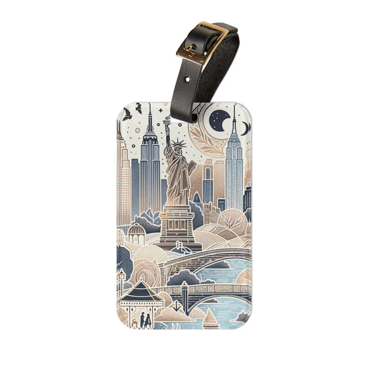Abstract NYC Luggage Tag