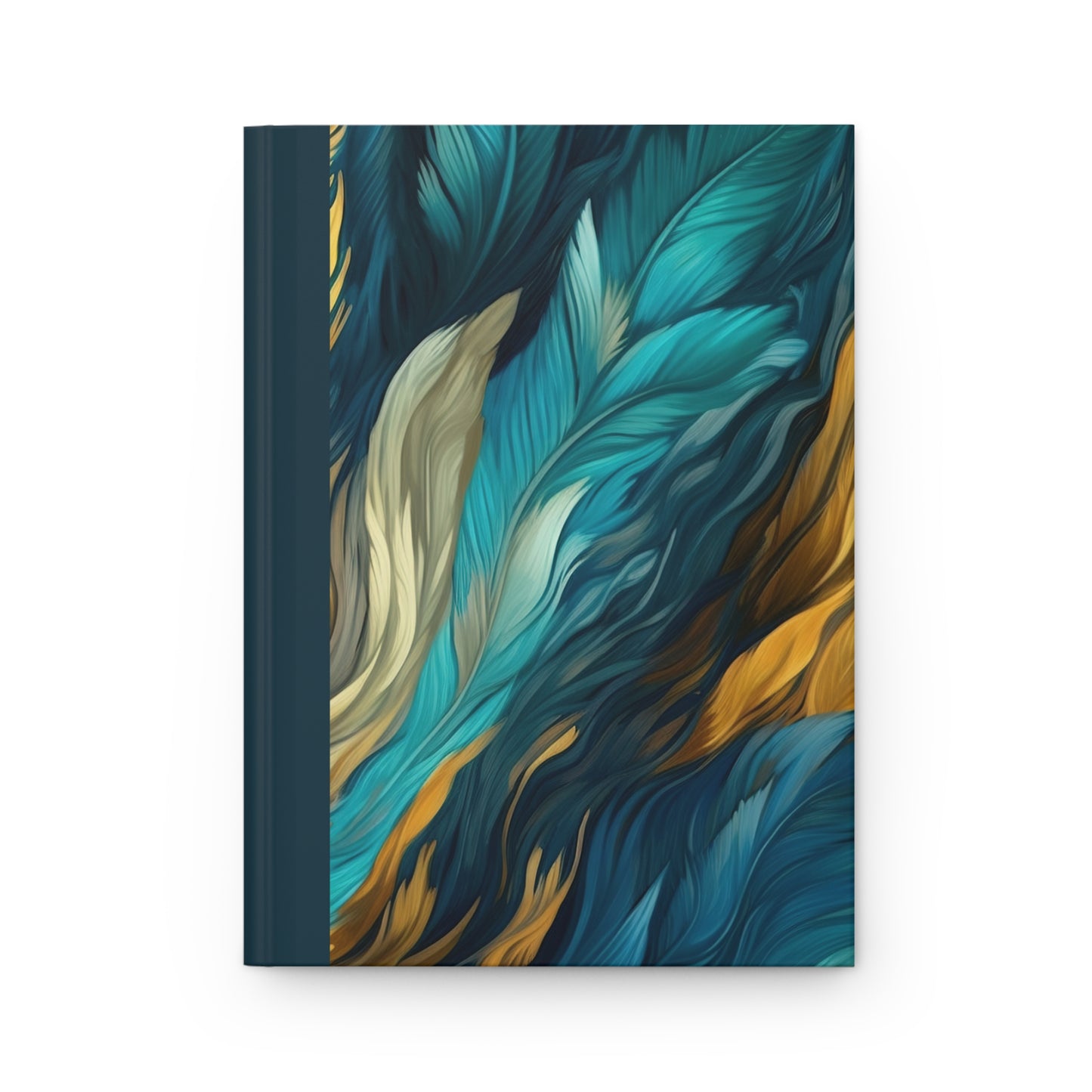 Feather Light Hardcover Journal (Teal Accent)