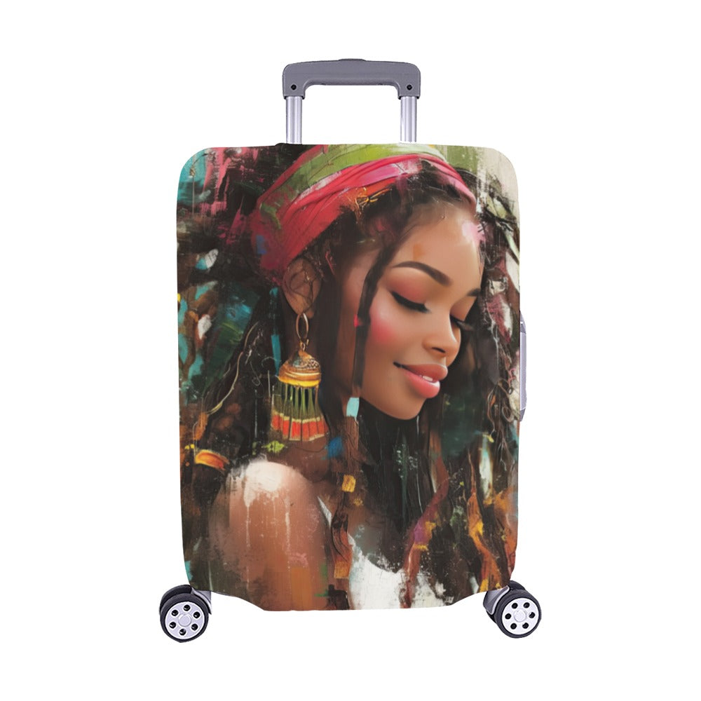 Serene Beauty Luggage Cover