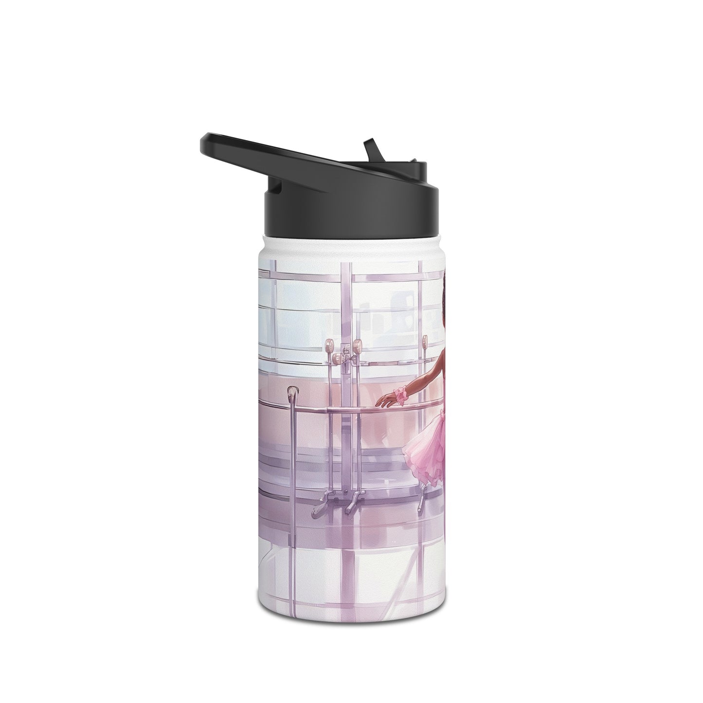 Balerina Stainless Steel Water Bottle, Standard Lid