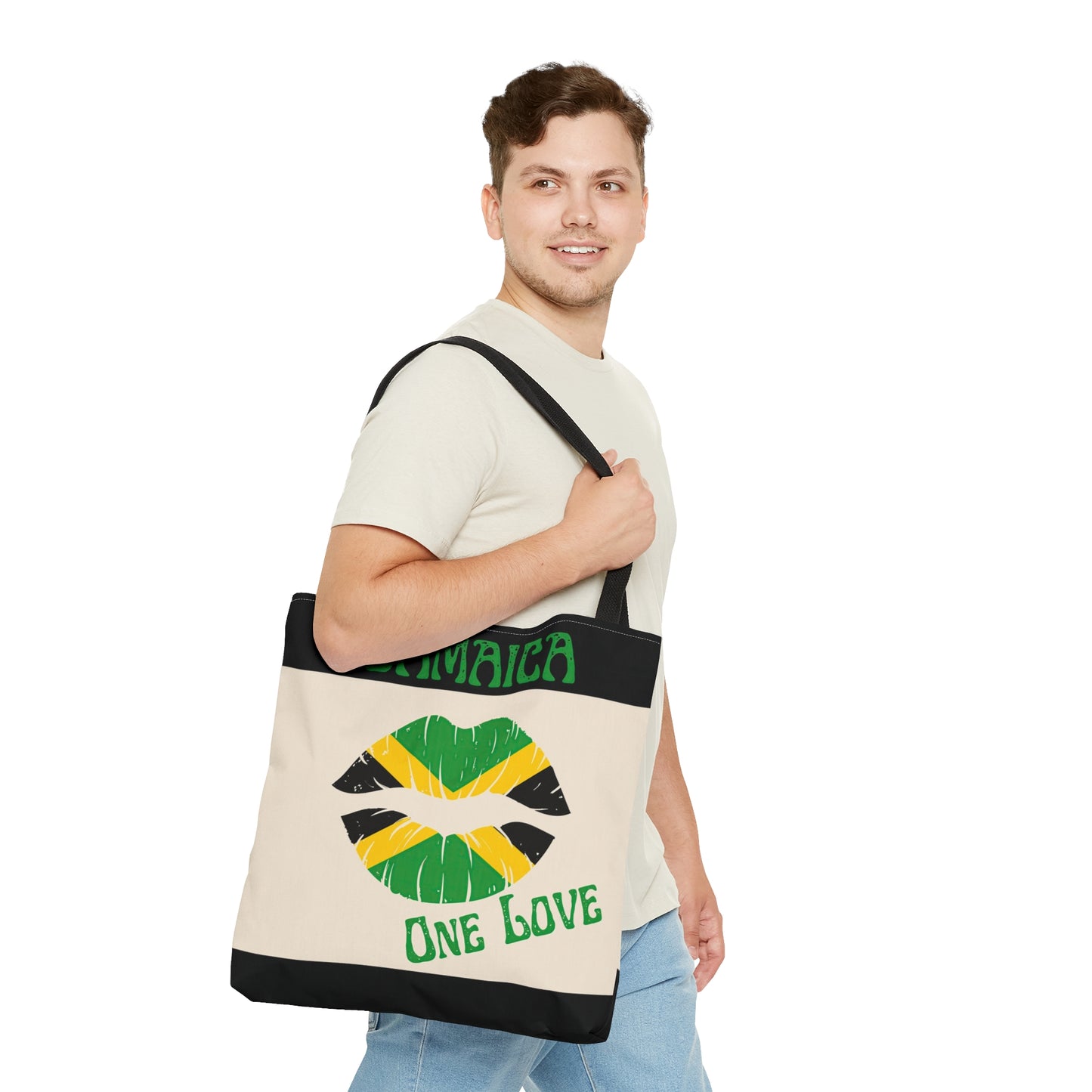 Jamaica One Love Large Tote Bag