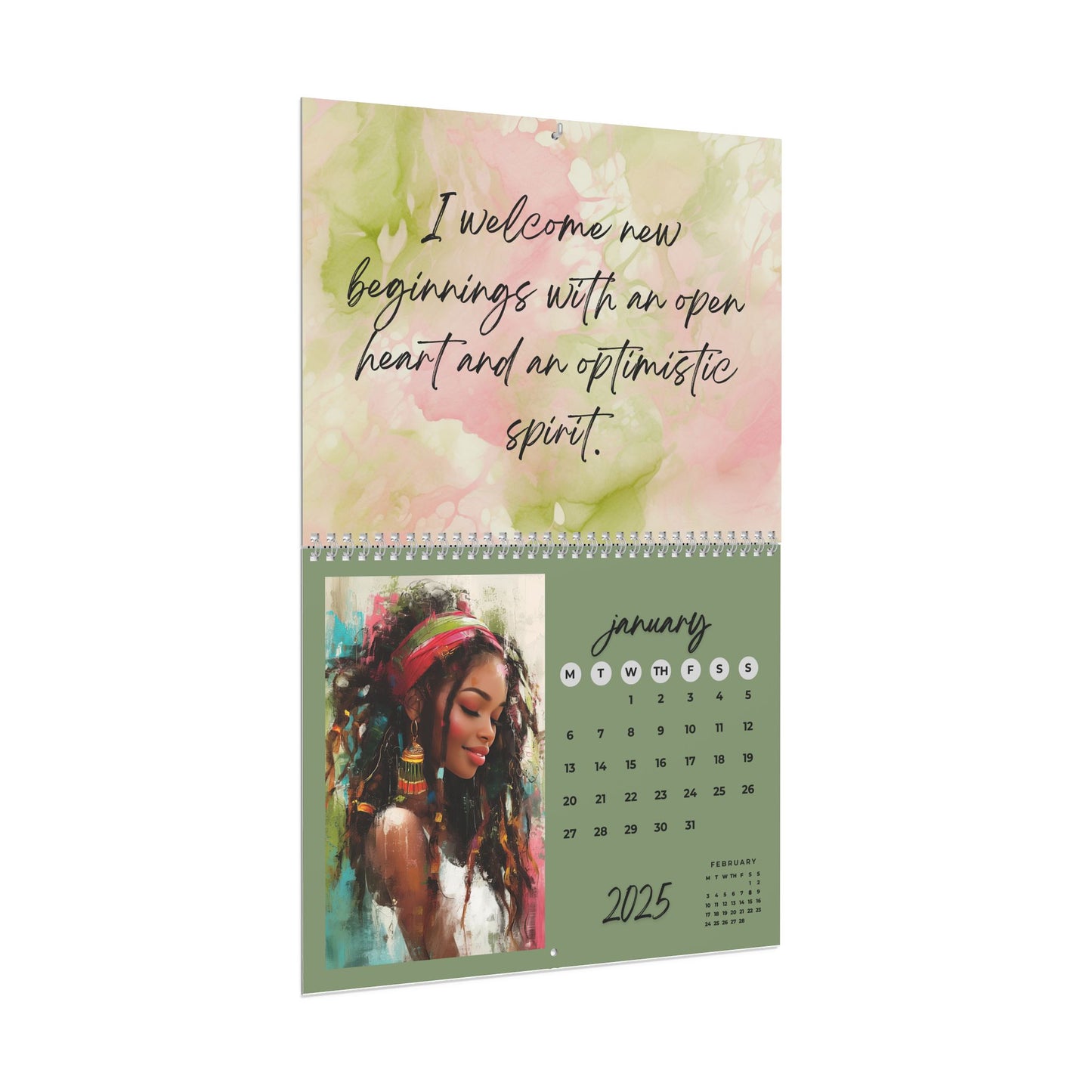 2025 Pretty Girls Affirmation Wall Calendar