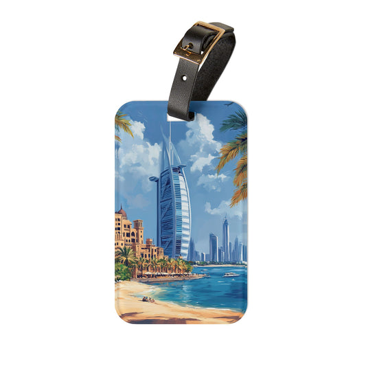 Where To Next-Dubai Luggage Tag