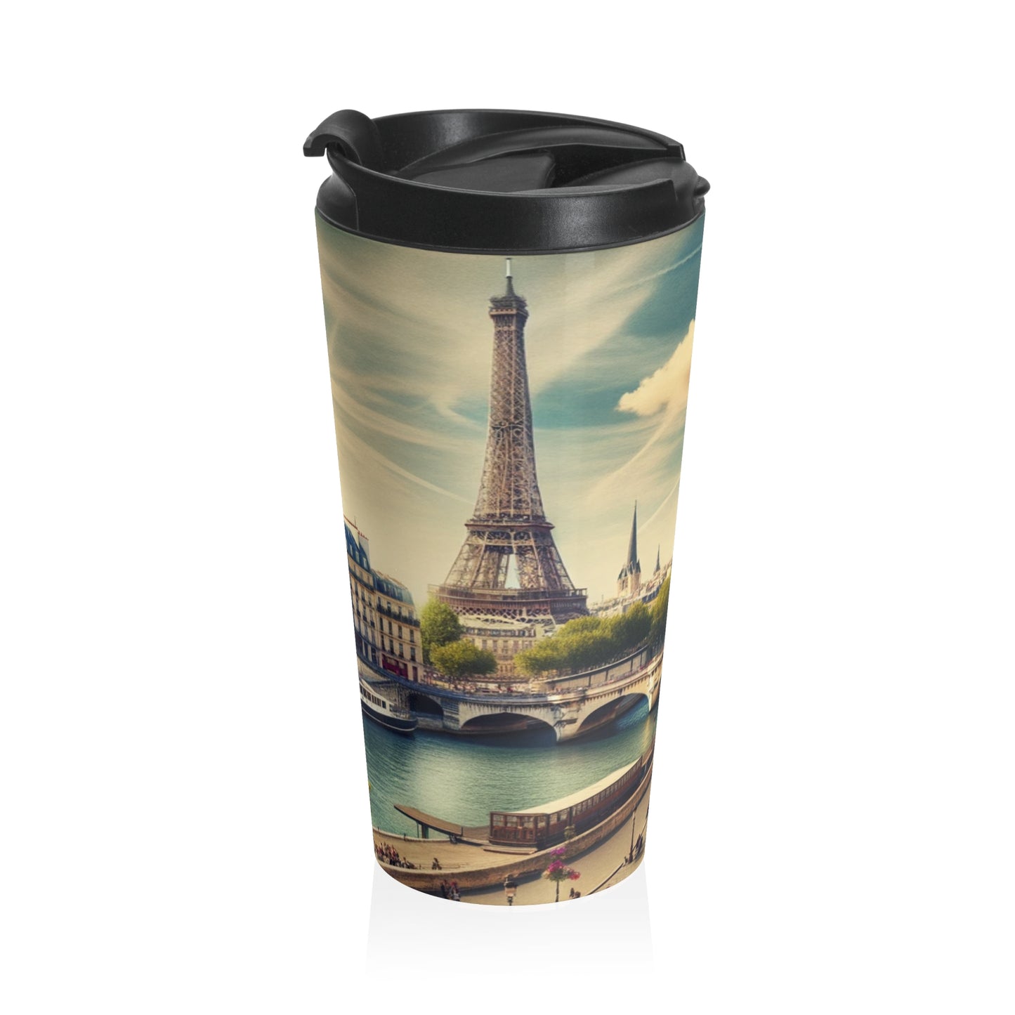 Parisian Bliss Stainless Steel Travel Mug