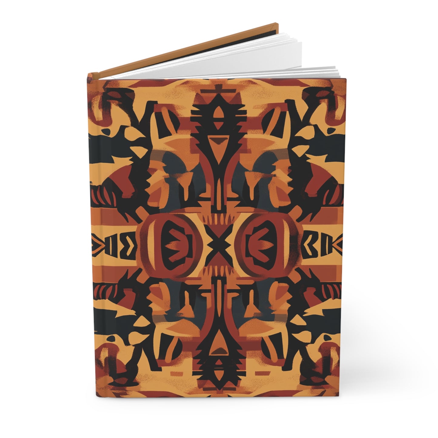 Abstract Earthtones Hardcover Journal