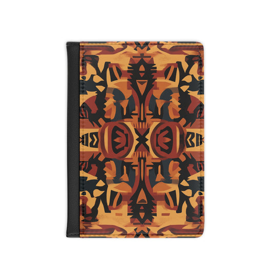 Abstract Earthtones Passport Cover