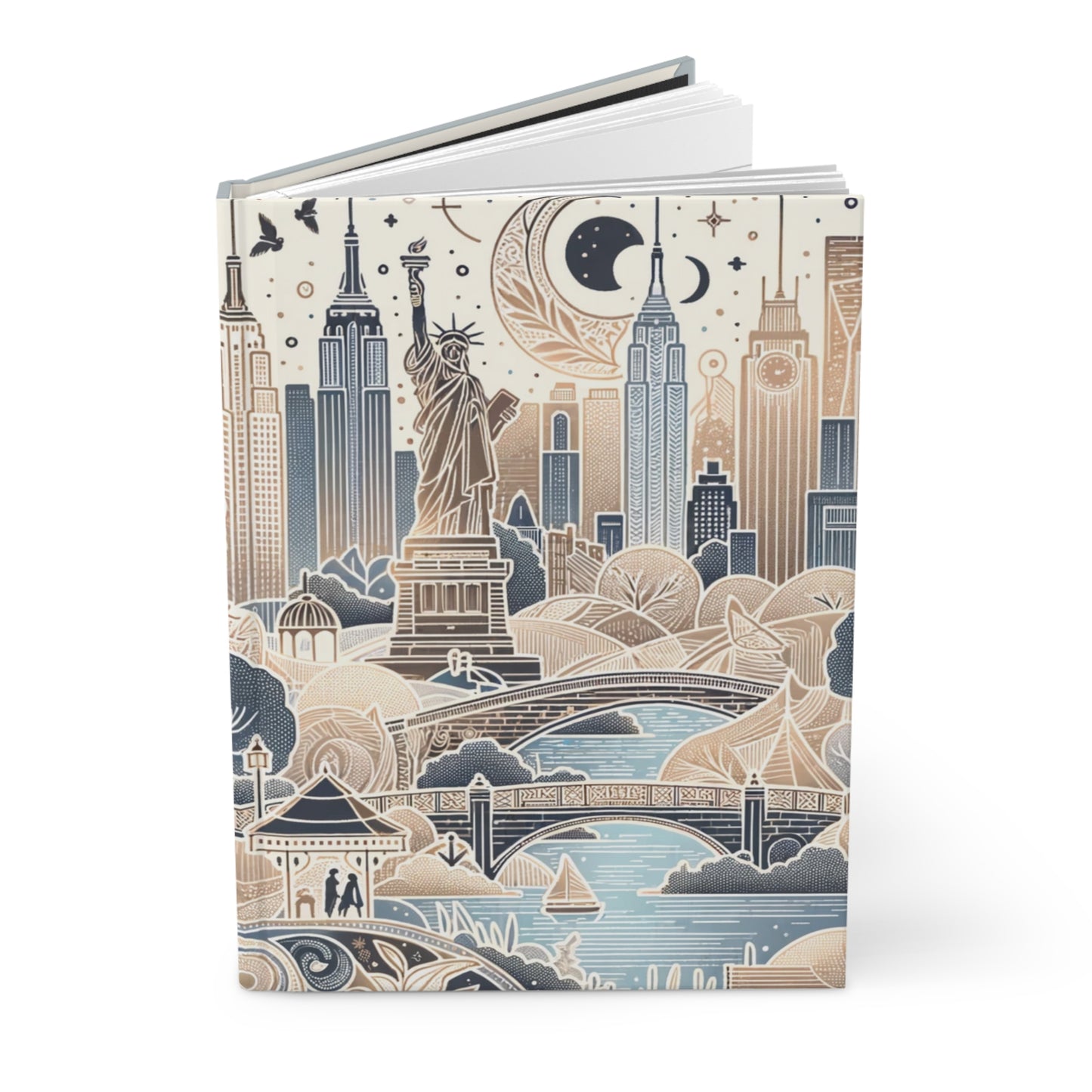 Abstract NYC Hardcover Journal