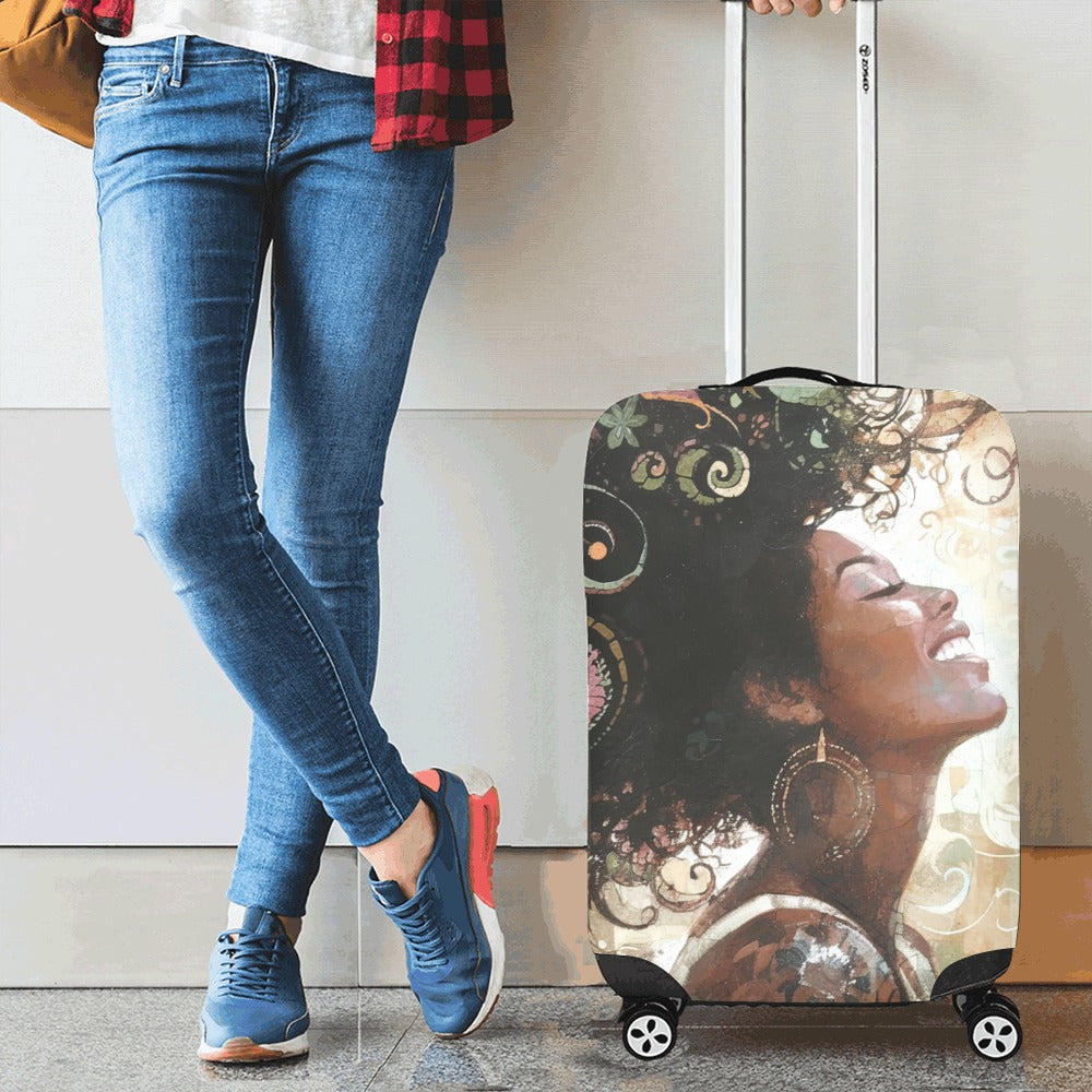 Joyful Beauty Luggage Cover