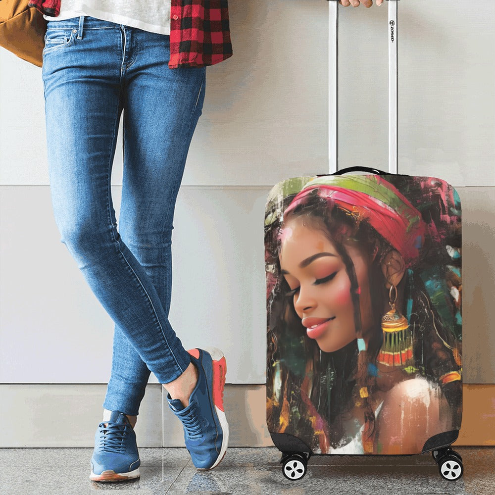 Serene Beauty Luggage Cover