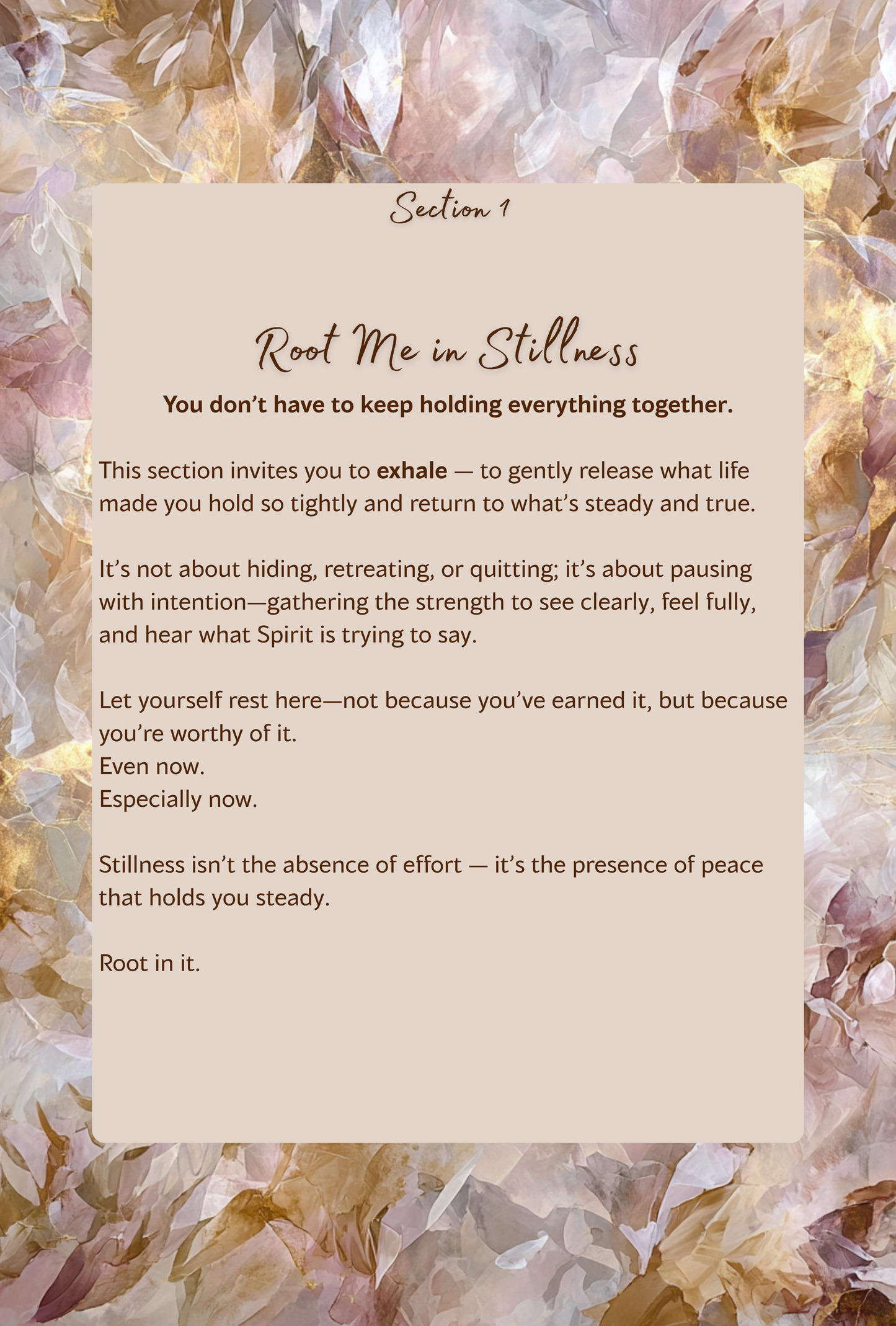 Stillness & Strength Guided Prayer Journal