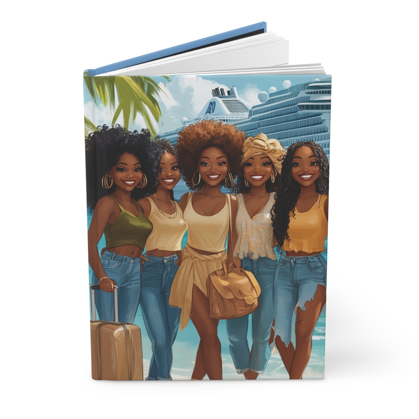 WhereToNext-GirlsTrip Hardcover Journal