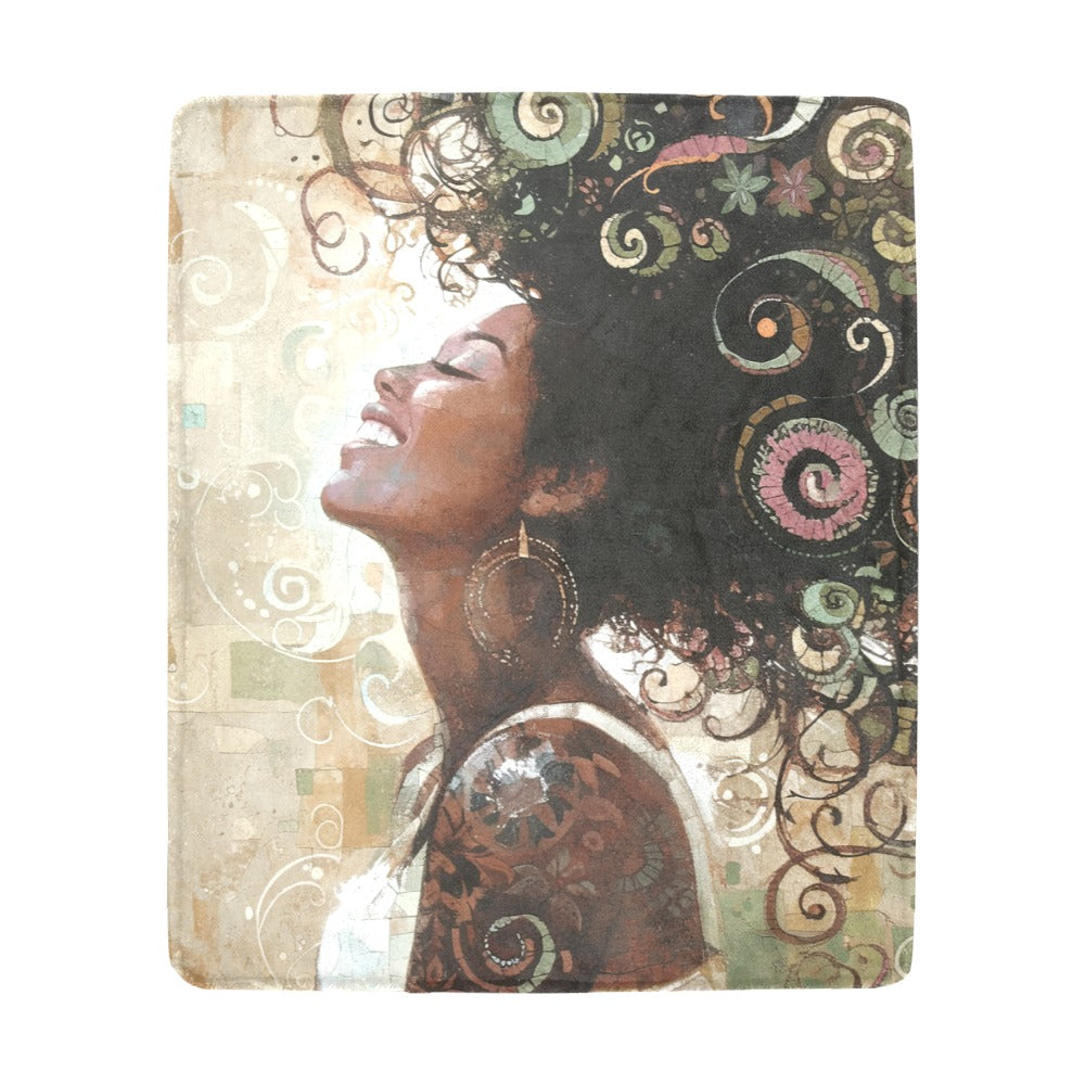 Joyful Beauty Ultra-Soft Micro Fleece Blanket 50"x60"