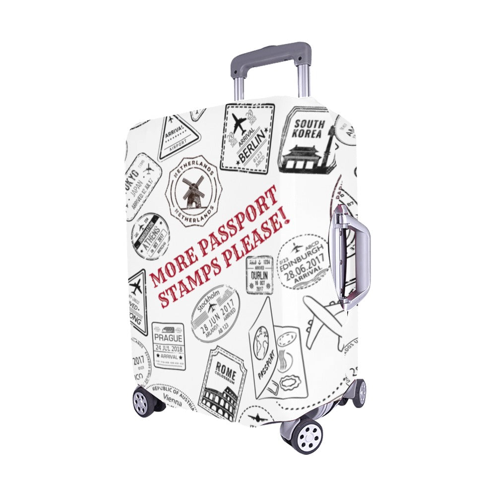 More Passport Stamps Luggage Cover (w)