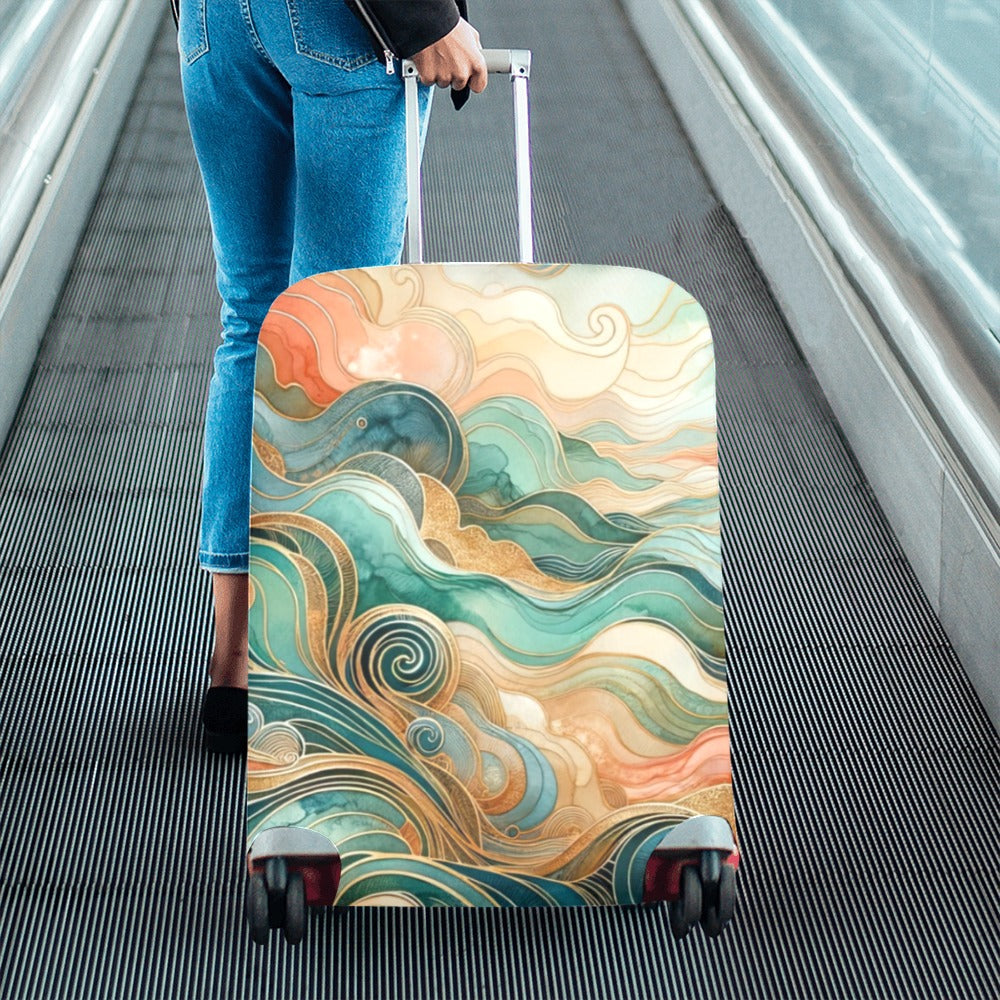 Cloud 9 Wanderlust Luggage Cover