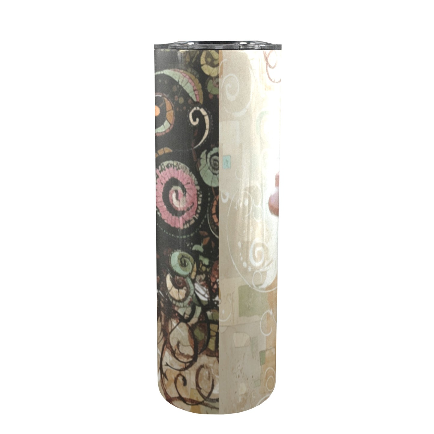 Joyful Beauty – 20oz Tall Skinny Tumbler with Lid & Stainless Steel Straw