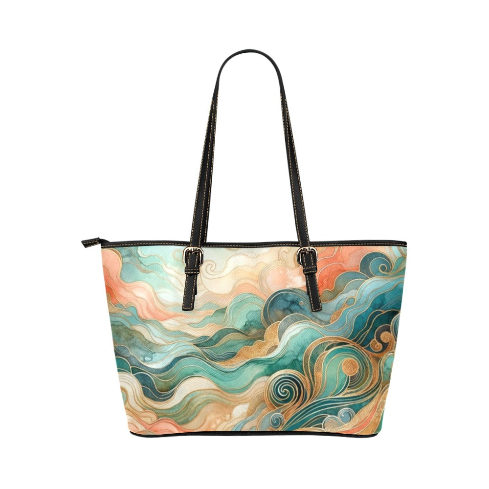 Cloud 9 Wanderlust Vegan Leather Tote Bag (lrg)