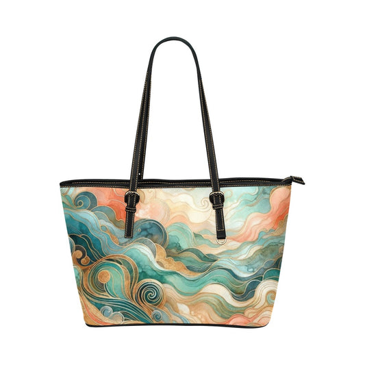 Cloud 9 Wanderlust Vegan Leather Tote Bag (lrg)