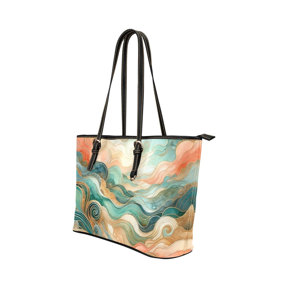 Cloud 9 Wanderlust Vegan Leather Tote Bag (lrg)