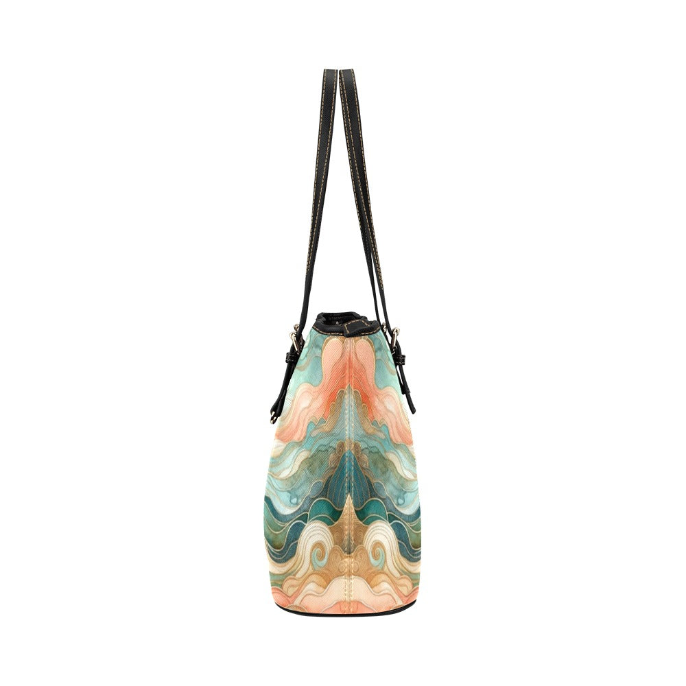 Cloud 9 Wanderlust Vegan Leather Tote Bag (lrg)